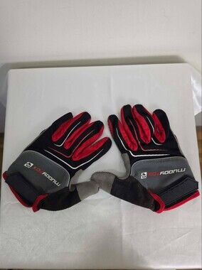 Muddyfox Black and Red Cycling Gloves